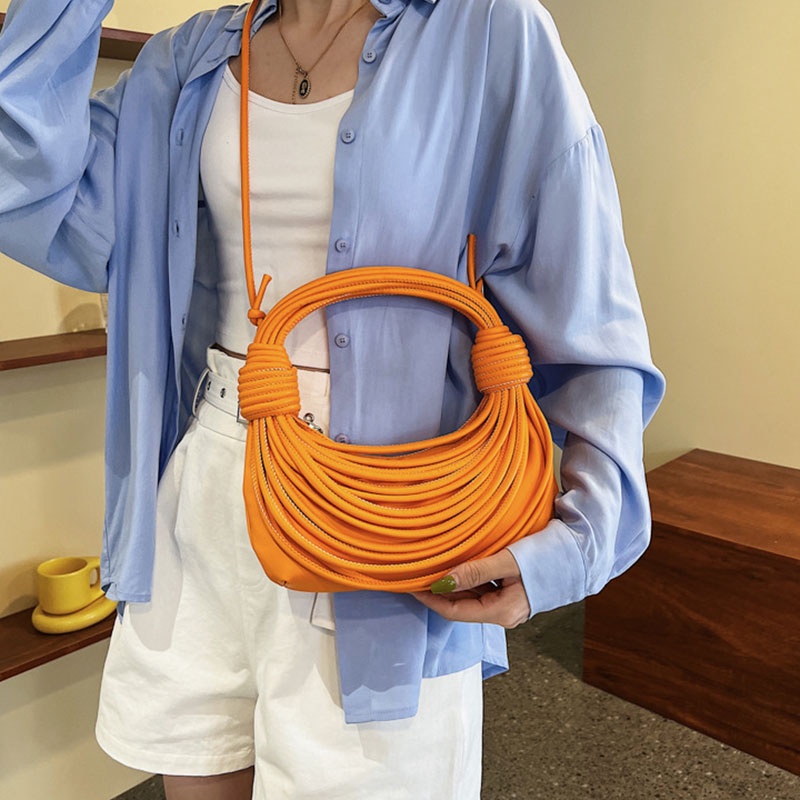 Túi Đeo Vai MISCHA Chất Liệu Da PU Cao Cấp Thiết Kế Thắt Nút Thời Trang Thường Ngày