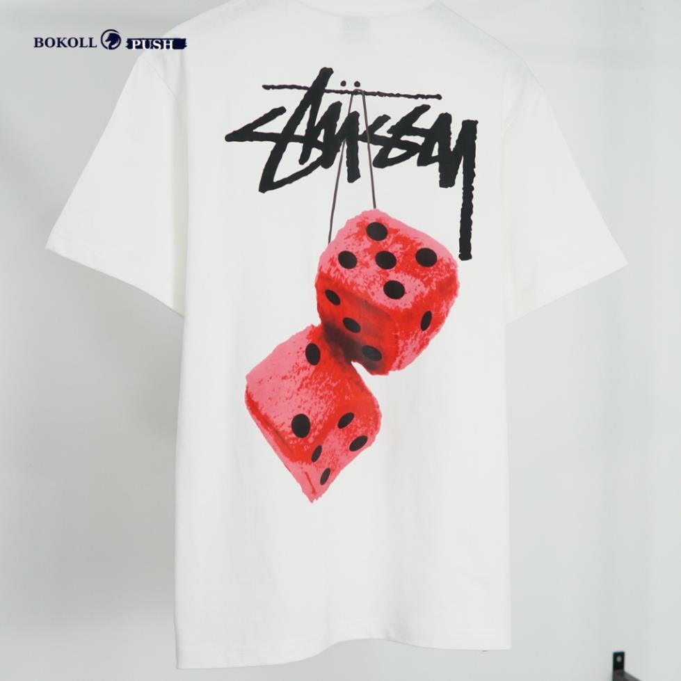 Áo Thun , Phông Stussy Fuzzi Dice - Stussy Xí  Ngầu Vải Cotton 100%
