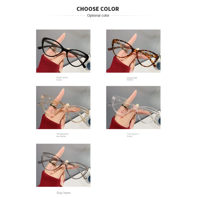 Mắt Kính Chống Ánh Sáng Xanh Hình Mắt Mèo Phong Cách Cổ Điển Thời Trang Mới Cho Nam Và Nữ