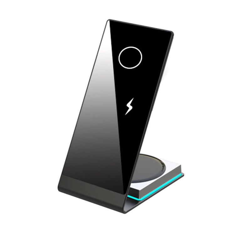 Đế Sạc Nhanh Không Dây Y21 2 Trong 1 15W Cho IPhone & IPad