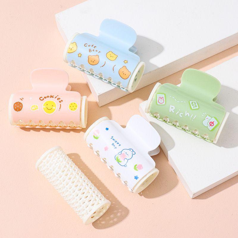 Lô Cuốn Tóc Mái Bay Hàn Quốc Có Kẹp Giữ Cố Định Tiện Lợi - Sally shop