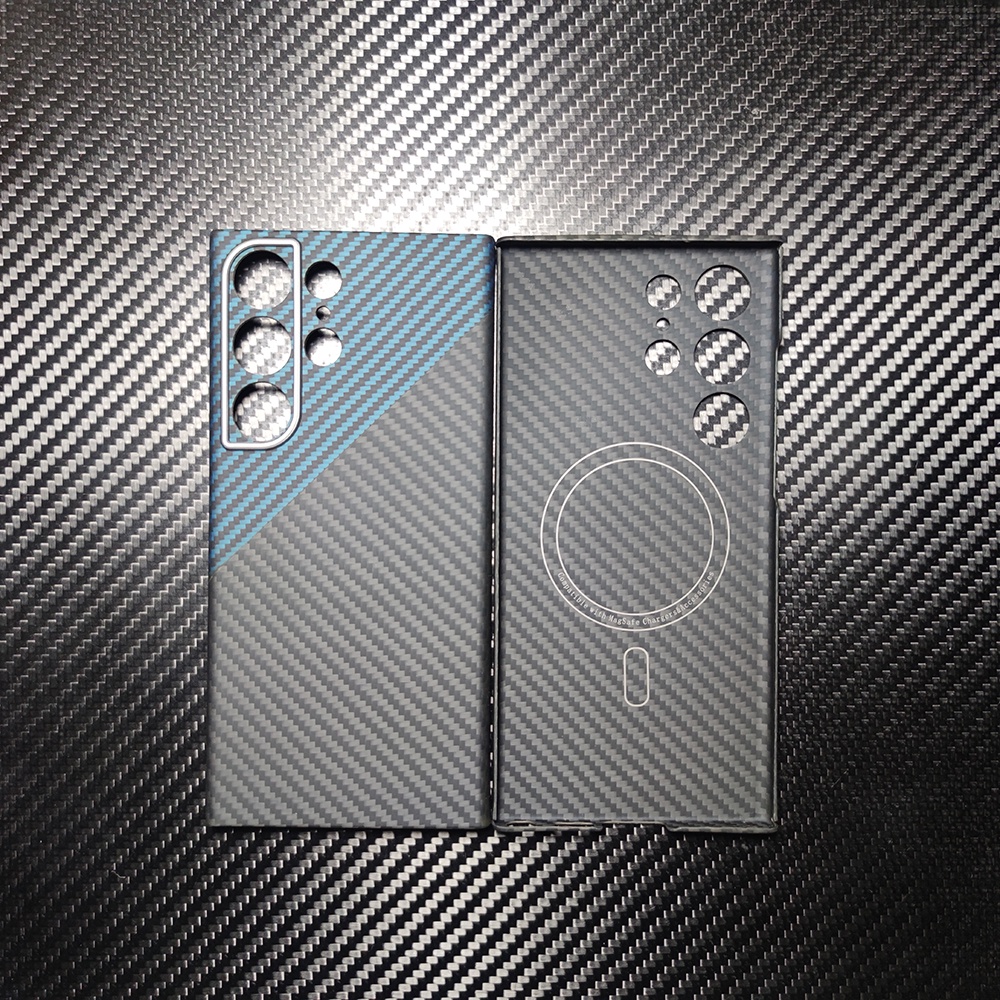 Ốp Điện Thoại Sợi carbon Mỏng Cho Samsung Galaxy S22 S 23 Ultra S23 plus / S22