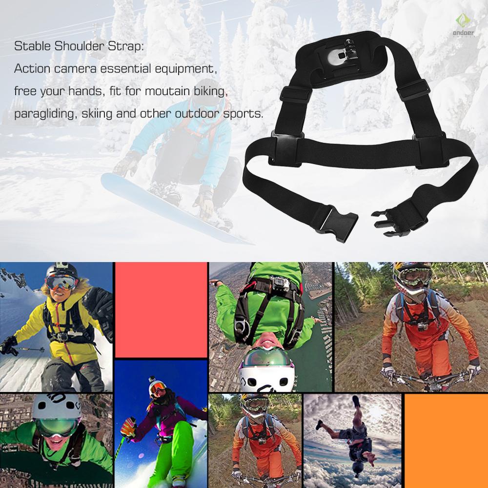 Dây Đeo Trước Ngực Điều Chỉnh Được Cho Camera Hành Trình GoPro hero 7 / 6 / 5 / 4 SJCAM / YI