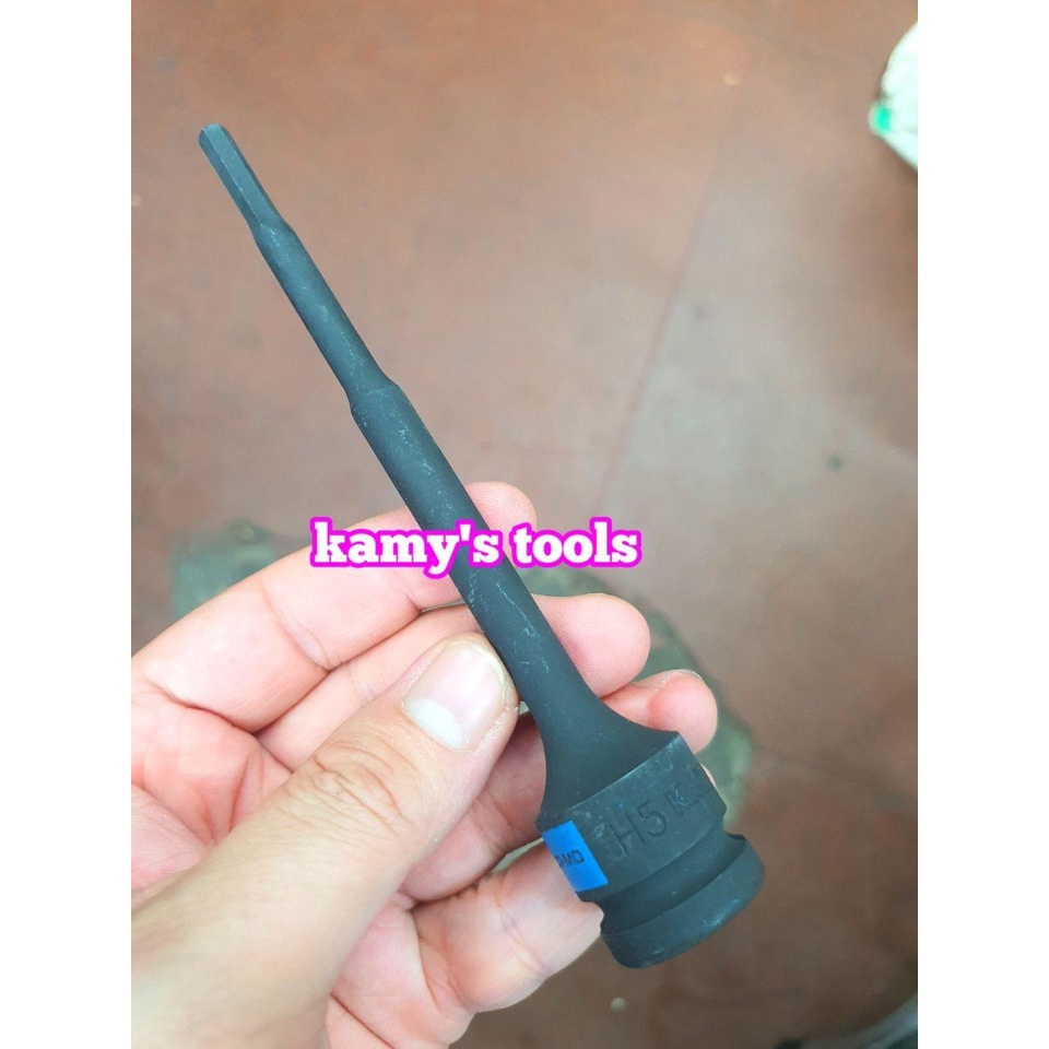 Tuýp lú đầu lục giác kingtony 1/2 inch dài 150mm 5-14mm 407505 407506 407508 407510 407512 407514