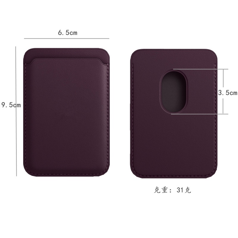 Ốp Điện Thoại Da Kèm Ngăn Đựng Thẻ Khóa Nam Châm In Logo Cho IPhone 13 14 Pro Max Mini Plus Mag IPhone14 12