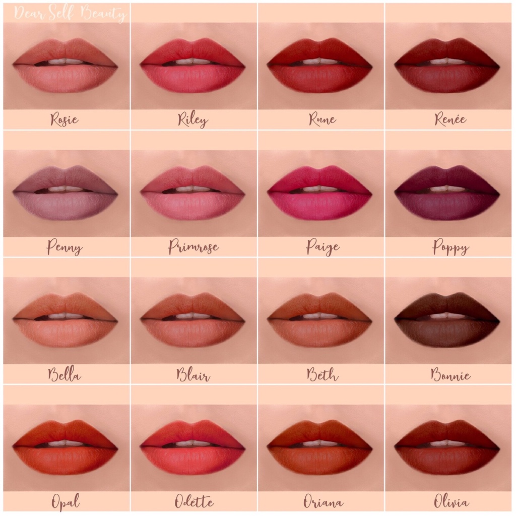 Son kem siêu nhẹ không trôi - Đỏ nâu gạch  - Dear Self Beauty Blurmatte