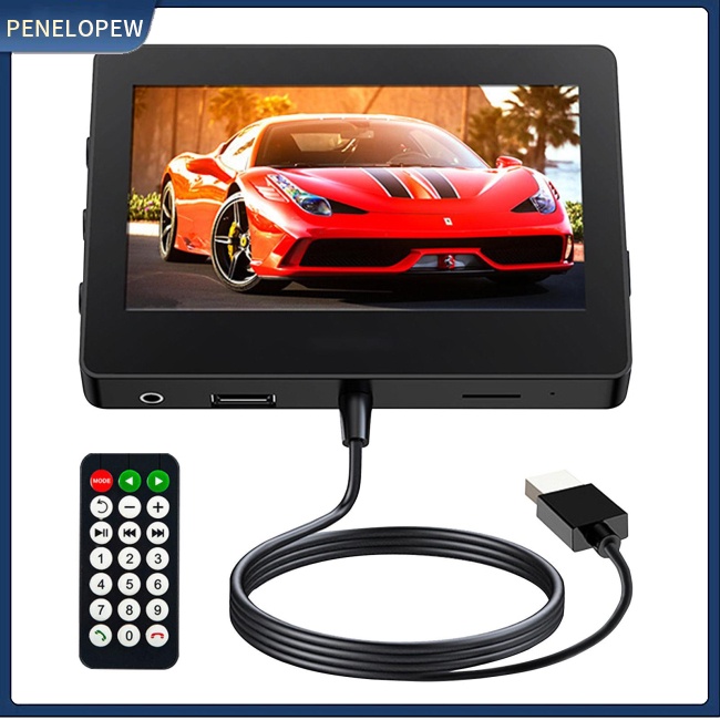 Máy Nghe Nhạc Mp5 M6 Không Dây Bluetooth Rảnh Tay Mp5 Màn Hình 4.3 Inch Kèm Điều Khiển Từ Xa Cho Xe Hơi