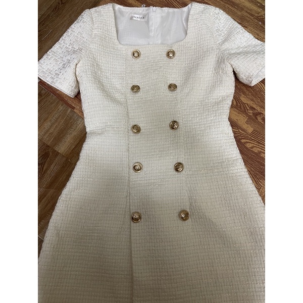 Váy dạ ngắn tay tiểu thư dress