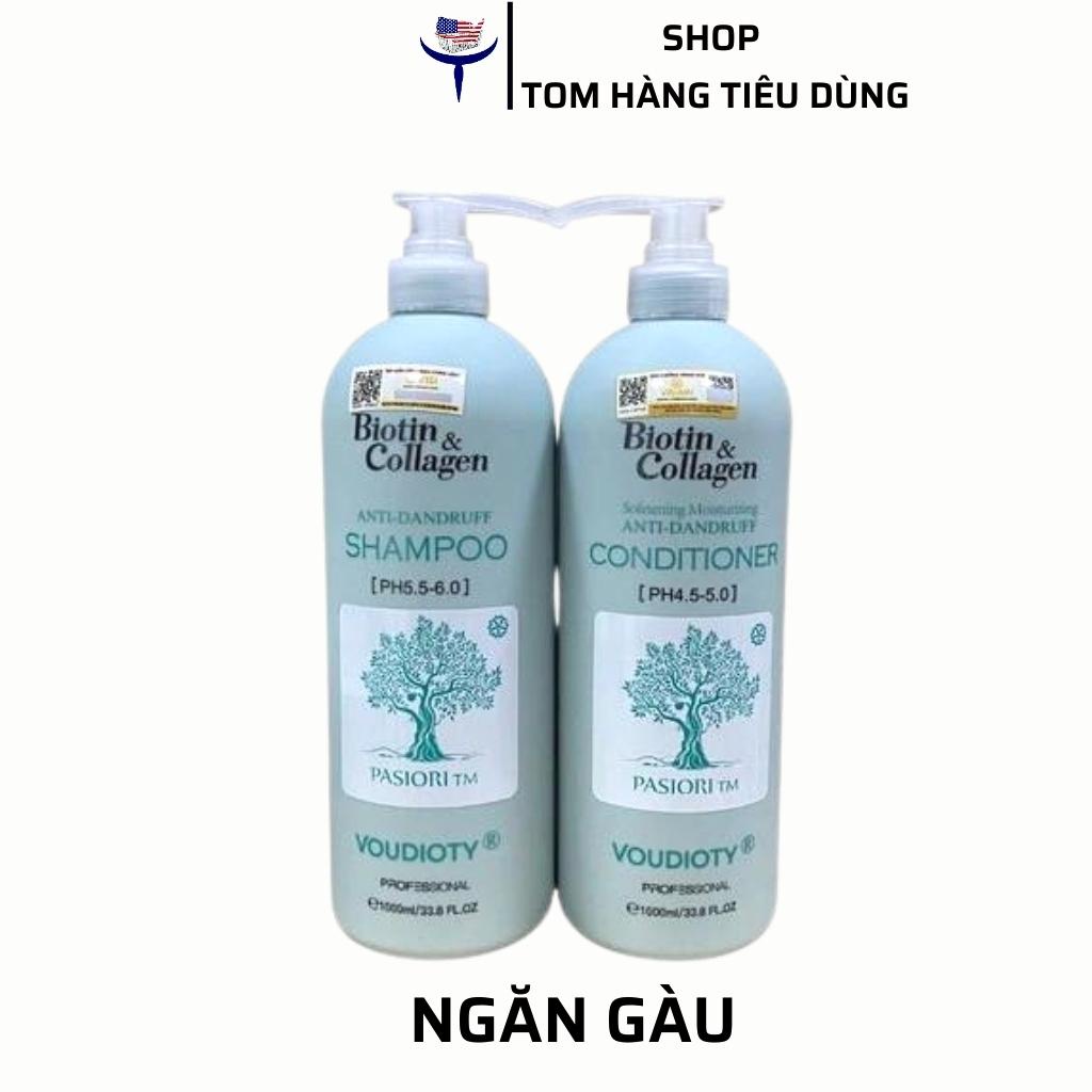 Dầu gội xả Biotin & Collagen Voudiaty 1000ml