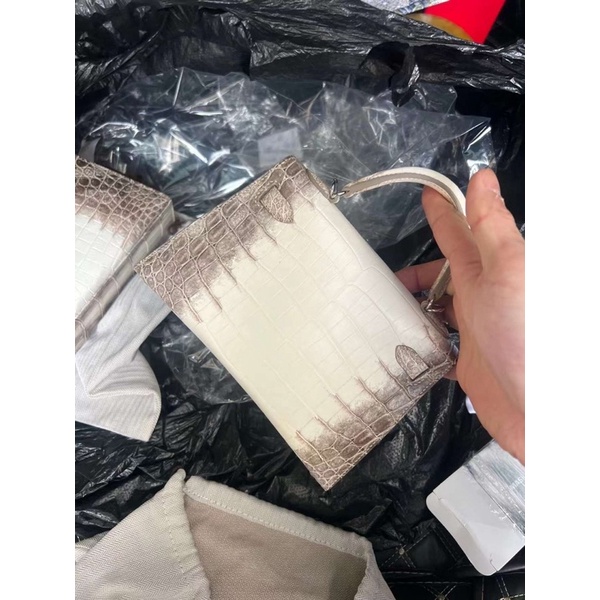 Túi hm kelly bạch tạng