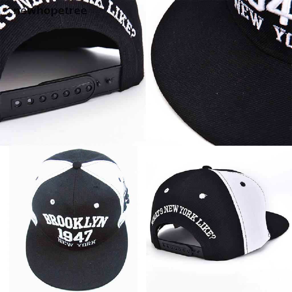 Mũ Lưỡi Trai Thêu Chữ Brooklyn Phong Cách Hip Hop Thời Trang 1947