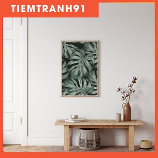 Tranh treo tường | Tranh màu nước - Tropical Leaf Print, Tropical Decor Plant, Botanical art 2