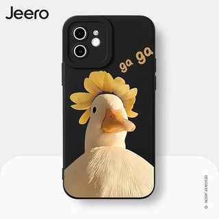 Ốp lưng JEERO chống bẩn ngộ nghĩnh độc lạ hài hước hoạt hình dễ thương đẹp mềm Cho iPhone 16 15 14 13 12 11 Pro Max SE 2020 X XR XS ip 8 7 Plus kute HFE1860