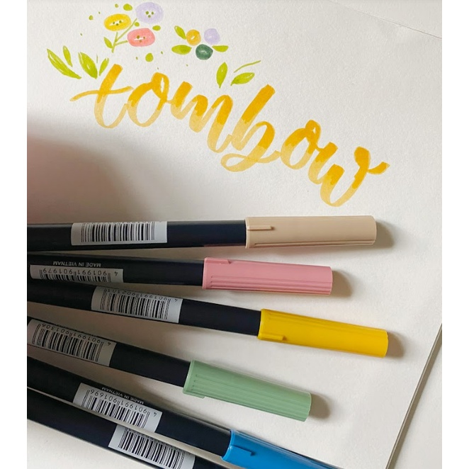 Set bút viết Calligraphy Tombow Dual Brush Bảng màu đa dạng dễ dùng Art Therapy