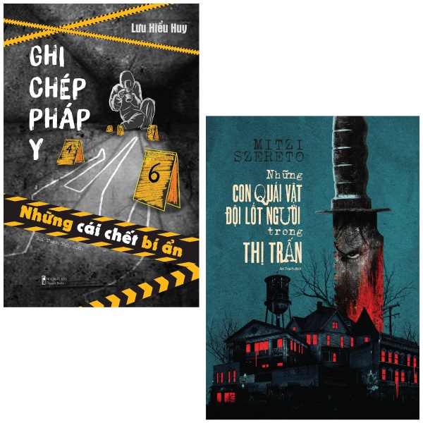 Combo Sách Ghi Chép Pháp Y - Những Cái Chết Bí Ẩn + Những Con Quái Vật Đội Lốt Người Trong Thị Trấn (AZ)