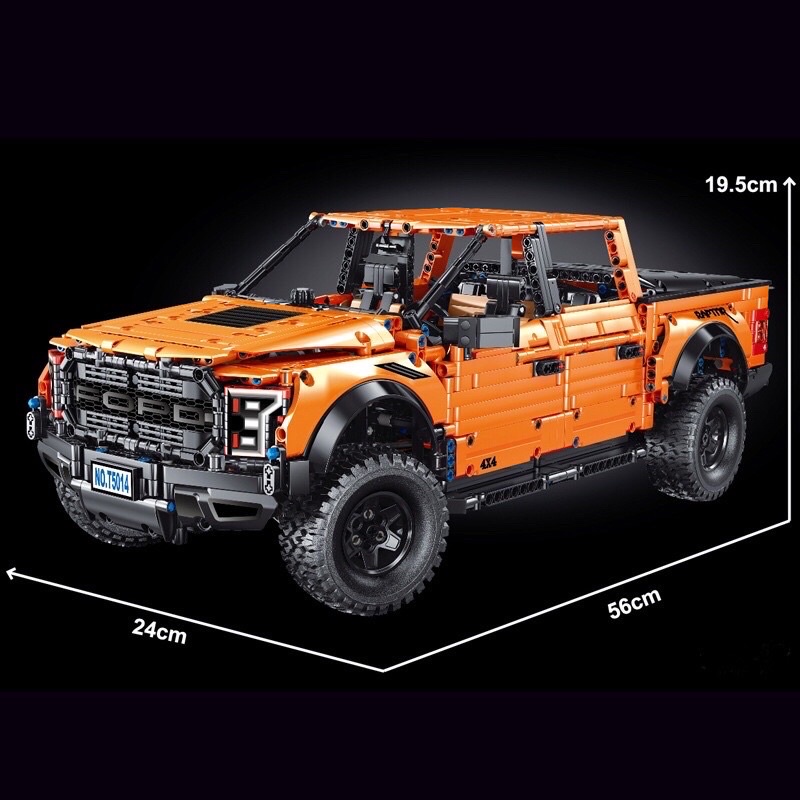Lắp ráp mô hình technic 42126 / T5014 Xếp hình xe bán tải Ford F-150 Raptor tỉ lệ 1:8 3249 mảnh ghép