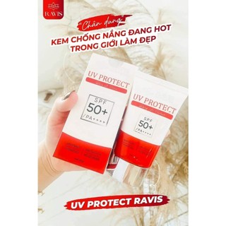 kem chống nắng RAVIS UV PROTECT( 𝐒𝐏𝐒 𝟓𝟎+, 𝐏𝐀 ++++)