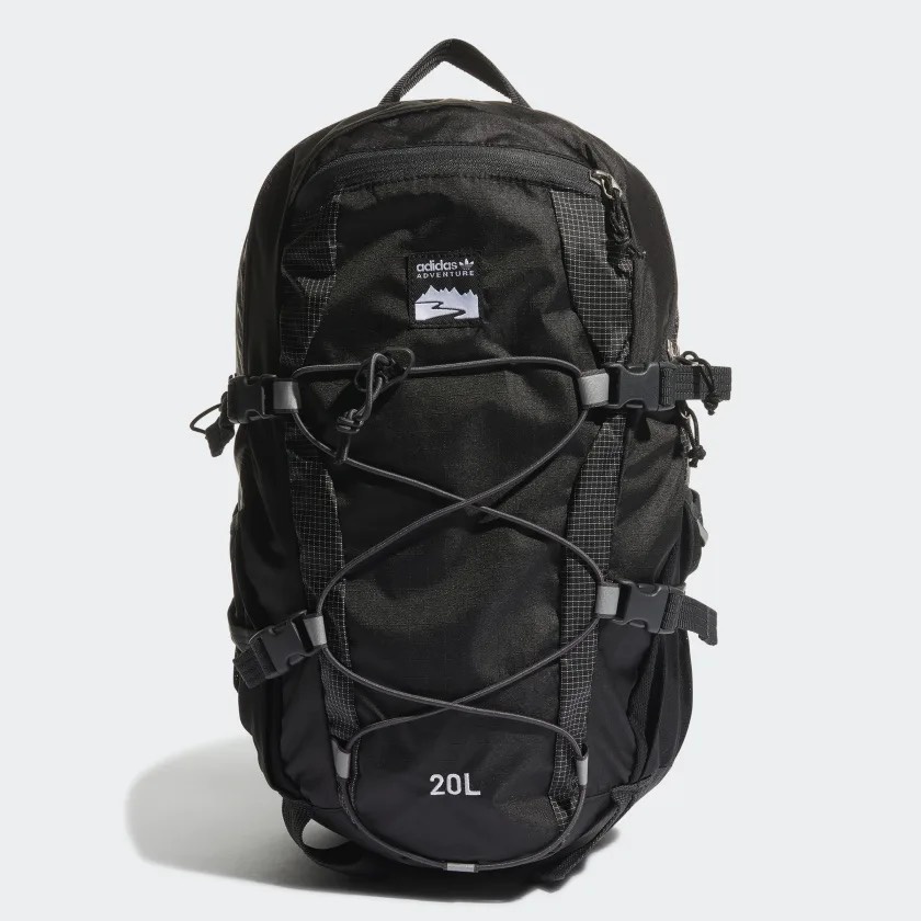 Balo ADIDAS ADVENTURE 20L  màu đen phong cách du lịch bụi, dung tích 20L,nhiều ngăn đựng đồ. vải chống thấm cao cấp