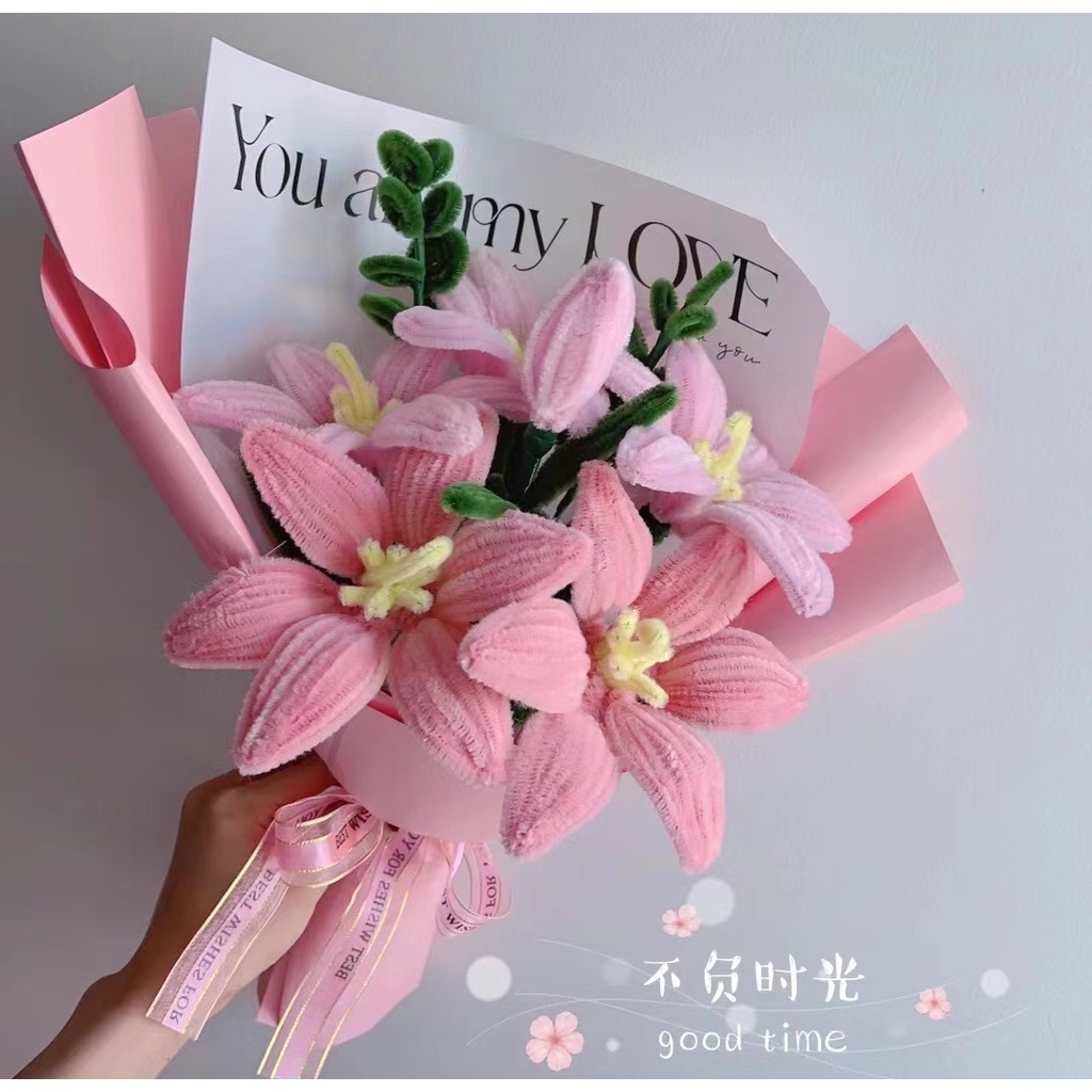 Quà Tặng Valentine Hình Hoa Anh Đào Thủ Công Sáng Tạo