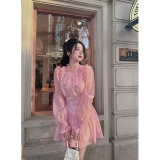 [FREESHIP] Váy tơ bèo nhúm tiểu thư siêu xinh