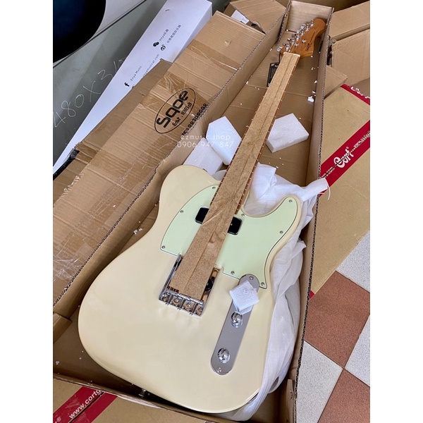 Guitar điện Sqoe SETL-400 Telecaster với pickup P90 và Roasted Maple Neck