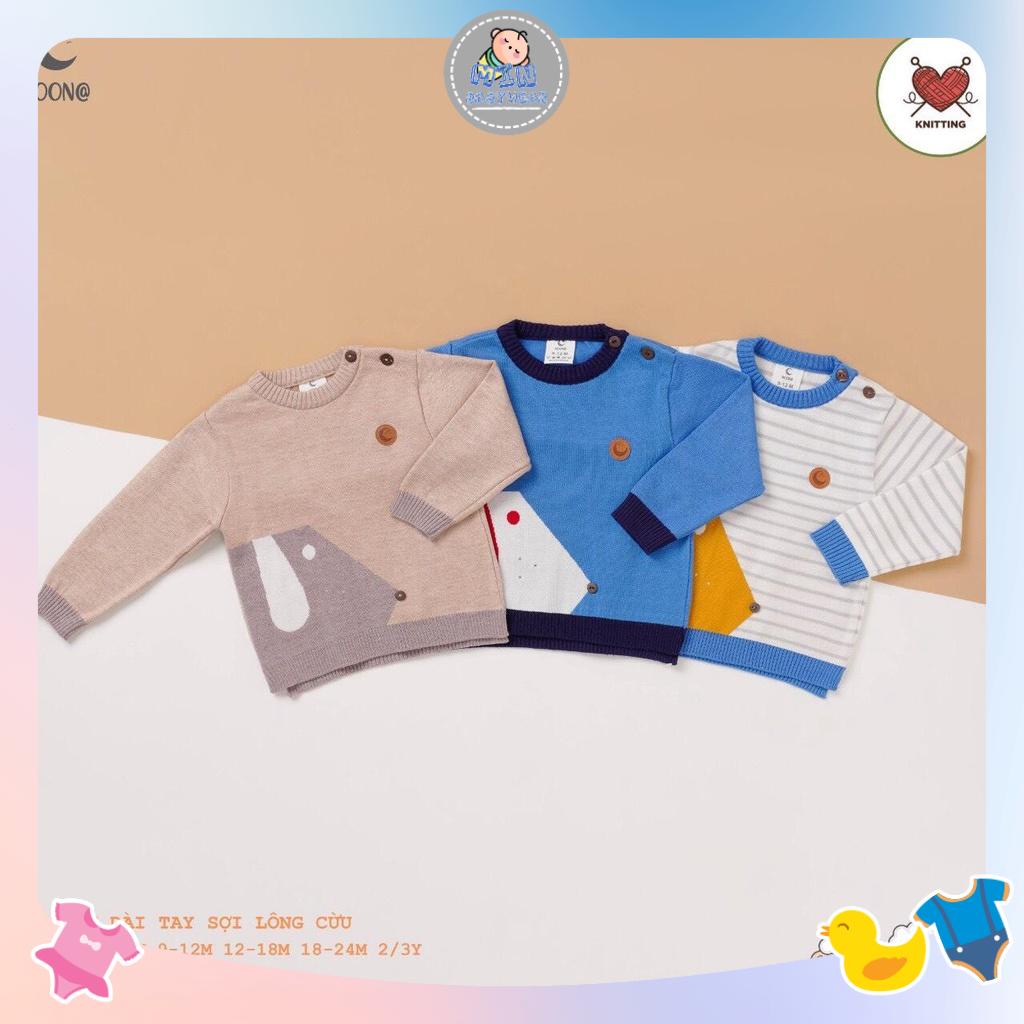 Áo len cổ tròn Moon chất len lông thỏ