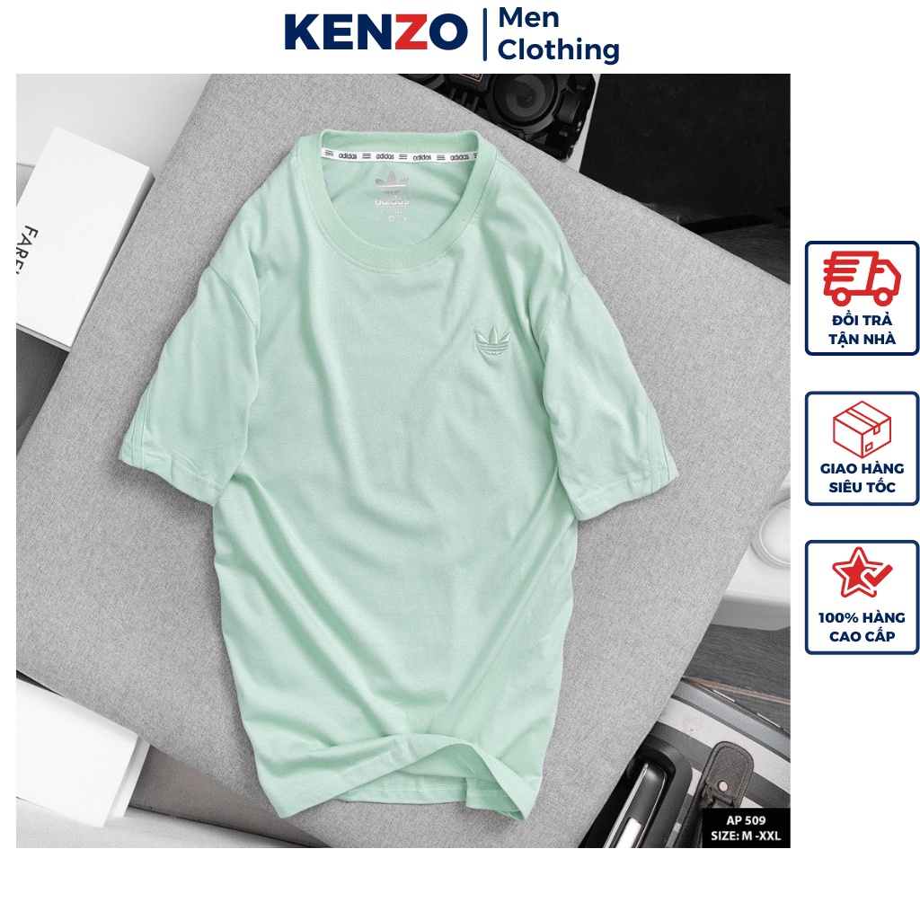 Áo thể thao nam Adidas mùa hè thun lạnh chất mát Hàng Cao Cấp Kenzo KN509 Áo thun nam thể thao form chuẩn đẹp nhiều màu