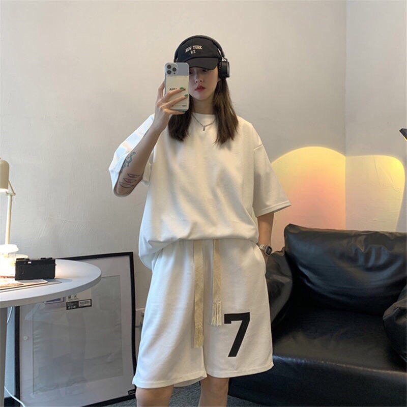 Sét Bộ Nam Nữ - Sét Bộ Hè Form Rộng, Bộ Đồ Unisex Số 7 Siêu Hot
