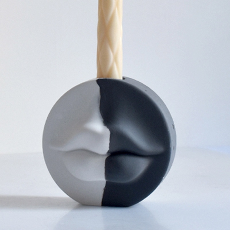 Khuôn Làm Giá Đỡ Nến Hình Đôi Môi 3D Bằng Silicon Độc Đáo Trang Trí Tiệc Valentine