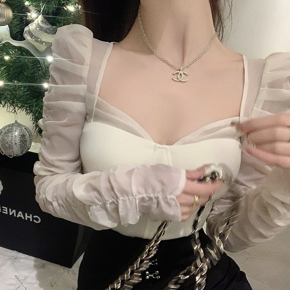 Bộ Áo Sơ Mi + Quần Short Lưng Cao Thời Trang Mùa Xuân 2023 Phong Cách Mới Cho Nữ