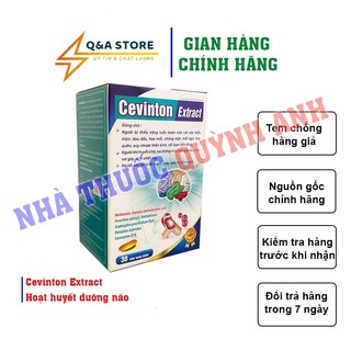Cevinton Extract hoạt huyết dưỡng não hỗ trợ giảm tai biến hộp 30 viên Dạng Hộp