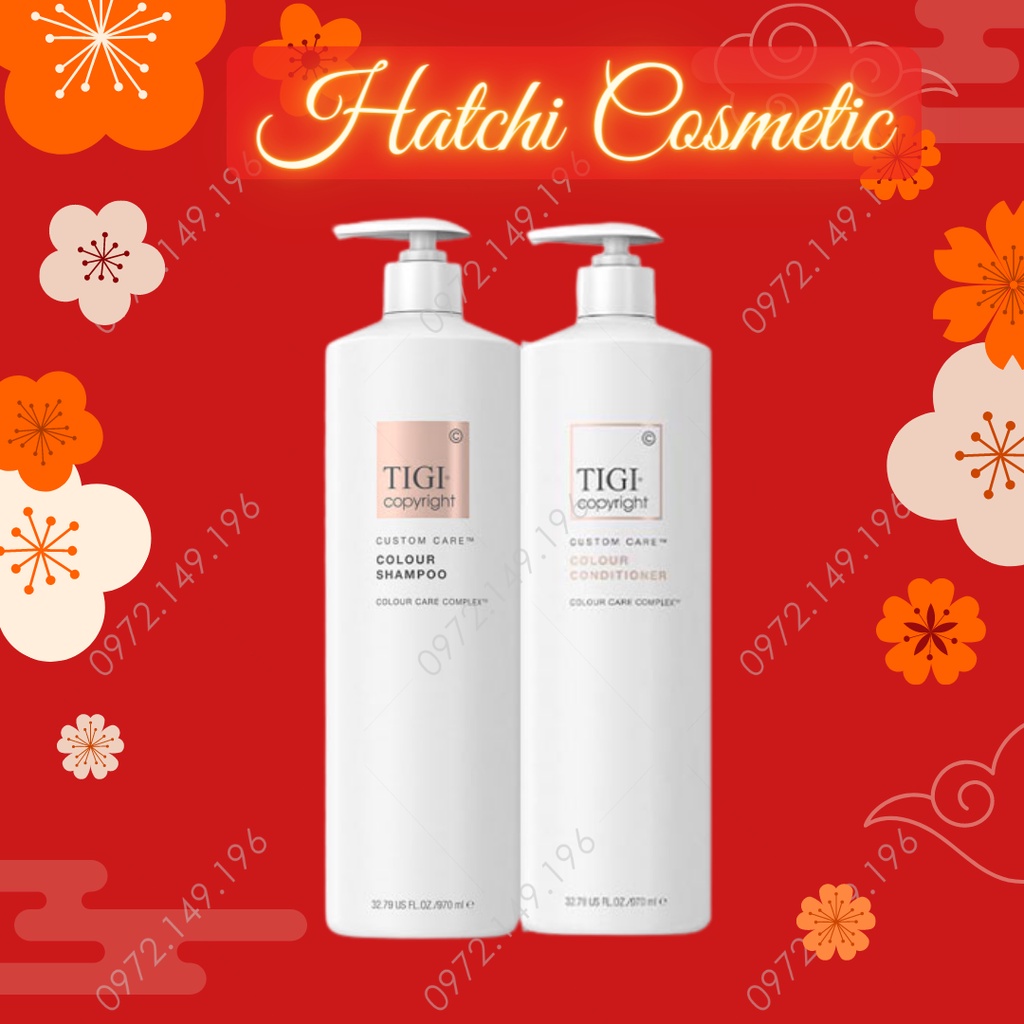 Bộ Dầu Gội Dầu Xả Siêu Phục Hồi Tigi Copyright Colour 970ml