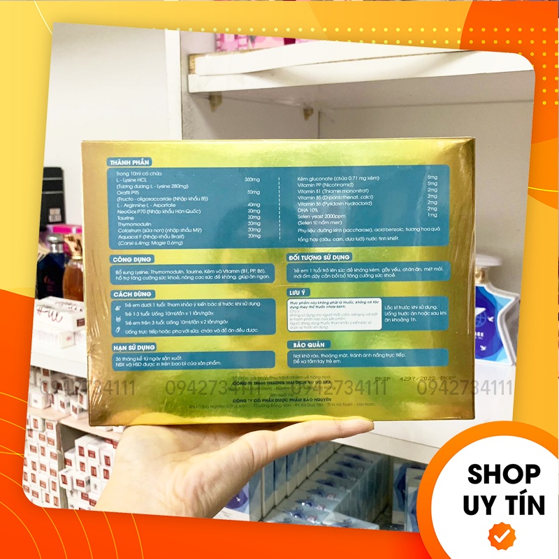 [Phiên Bản Mới] Siro Cá Mập C.M Gold 10 Go Era Chính Hãng - Giúp Bé Ăn Ngon Khoẻ Mạnh Tăng Sức Đề Kháng