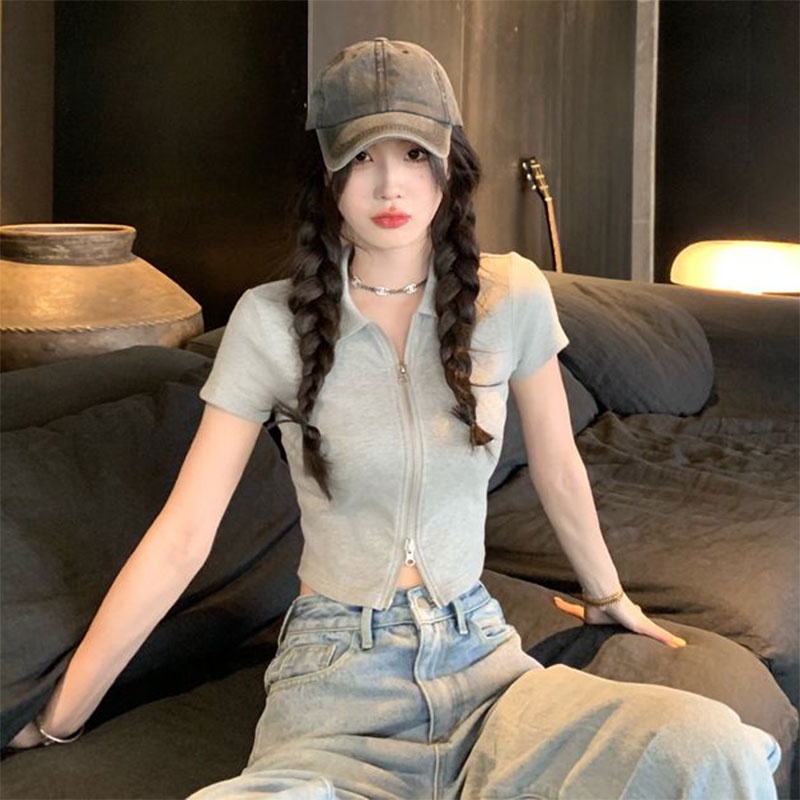 Áo polo Mỏng Thời Trang Mùa Hè Mới 2023 Dành Cho Bạn Nữ