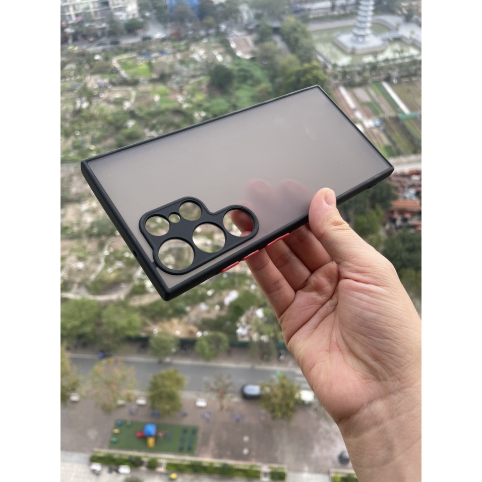 Ốp lưng nhám cho Samsung Galaxy S23, S23 Plus, S23 Ultra 5G viền dẻo, lưng chống bán vân tay