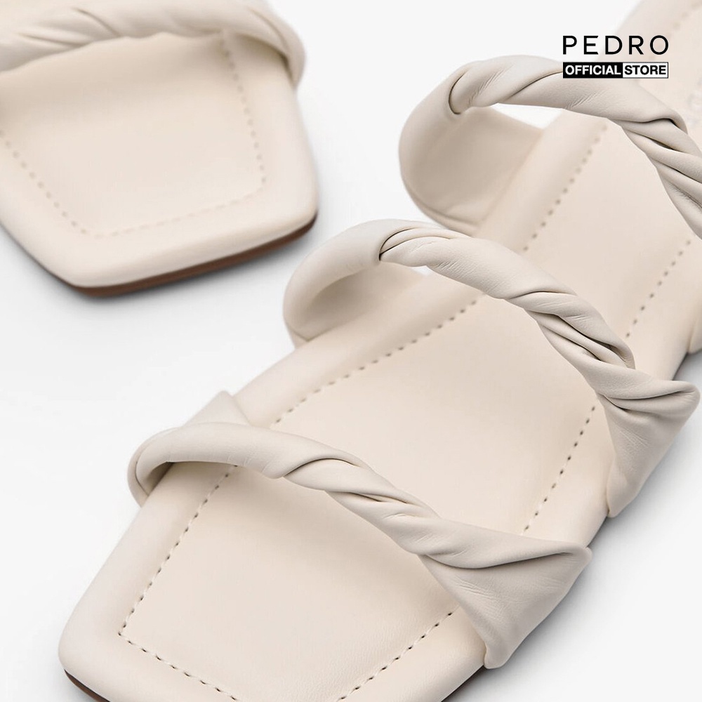 PEDRO - Giày sandals nữ quai xoắn mũi vuông Arch PW1-66680019-41