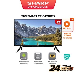 Tivi LED Full HD 42 inch Sharp 2T-C42BG1X - Hàng Malaysia Bảo Hành Chính Hãng 24 tháng