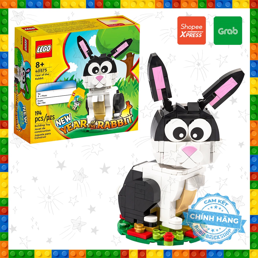 Lego Holiday & Event 40575 - Year of the Rabbit - Bộ xếp hình Lego Năm con thỏ