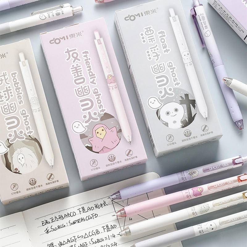 Set 4 Bút Mực Kiểu Dáng Hoạt Hình Dễ Thương