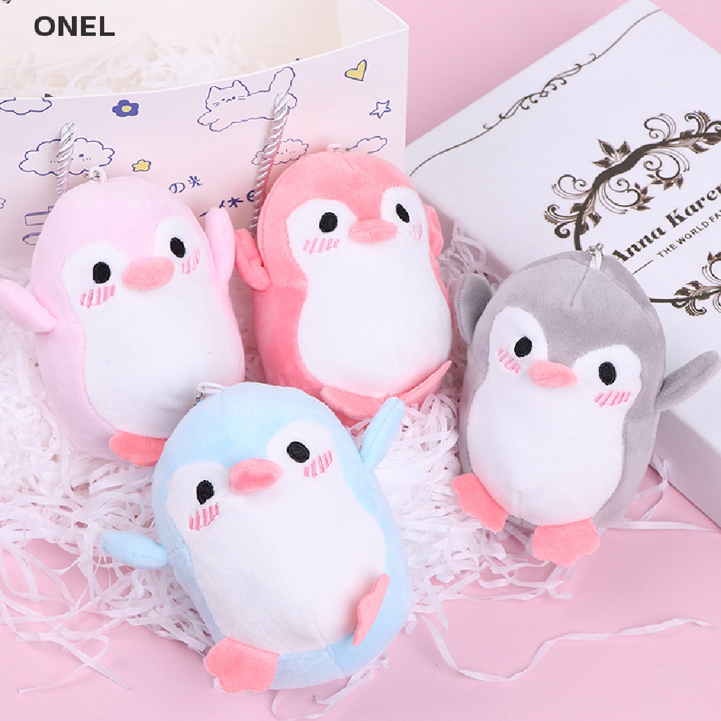 Chim Cánh Cụt Nhồi Bông 12cm Treo Trang Trí