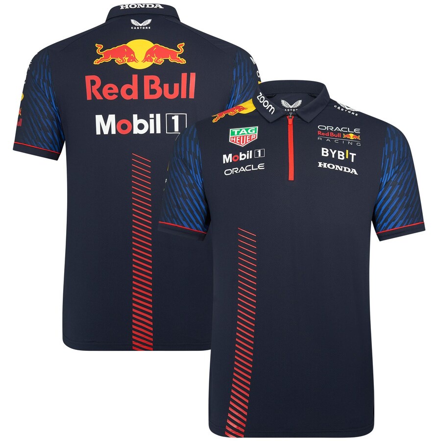 Bộ Đồ Đua Xe F1 2023 Mới Nhất + Áo polo Đội Red Bull + Áo Thun Tay Ngắn Mùa Hè Unisex