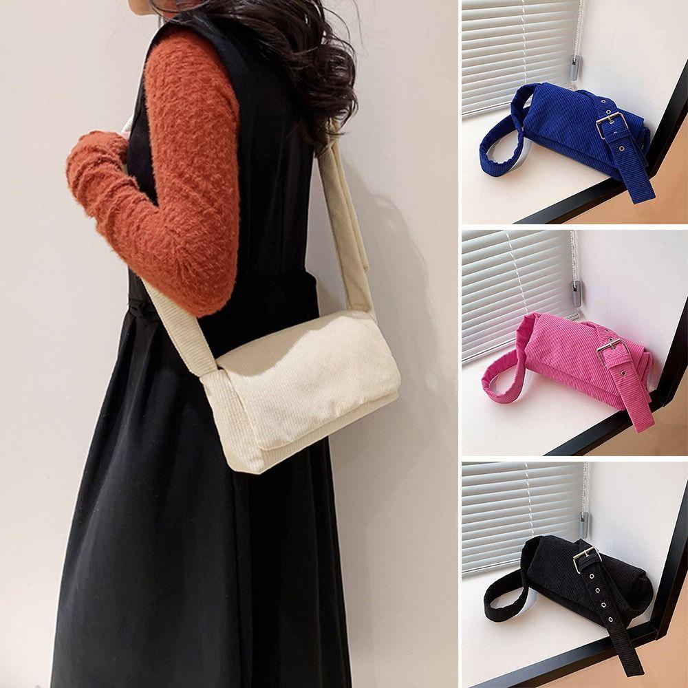 Túi Đeo Chéo Màu Trơn Thời Trang Dành Cho Nữ