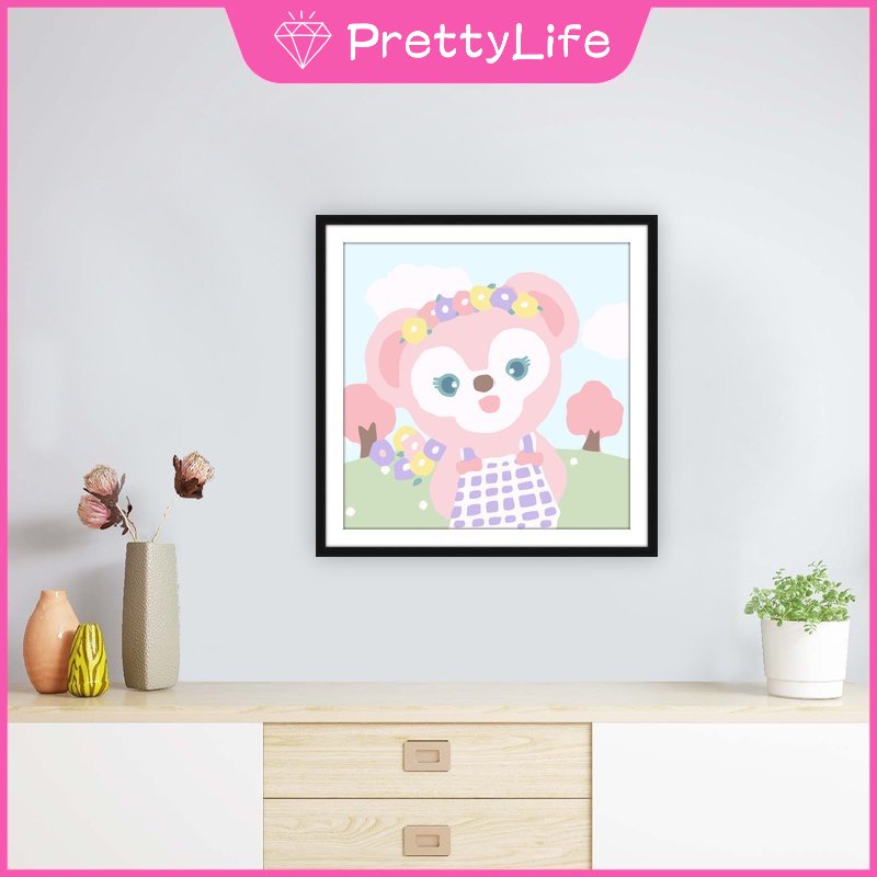 SANRIO Bộ Tranh Đính Đá 5d Họa Tiết Ngôi Sao Sương Mù Độc Đáo Kích Thước 30x30CM Dùng Trang Trí Nhà Cửa