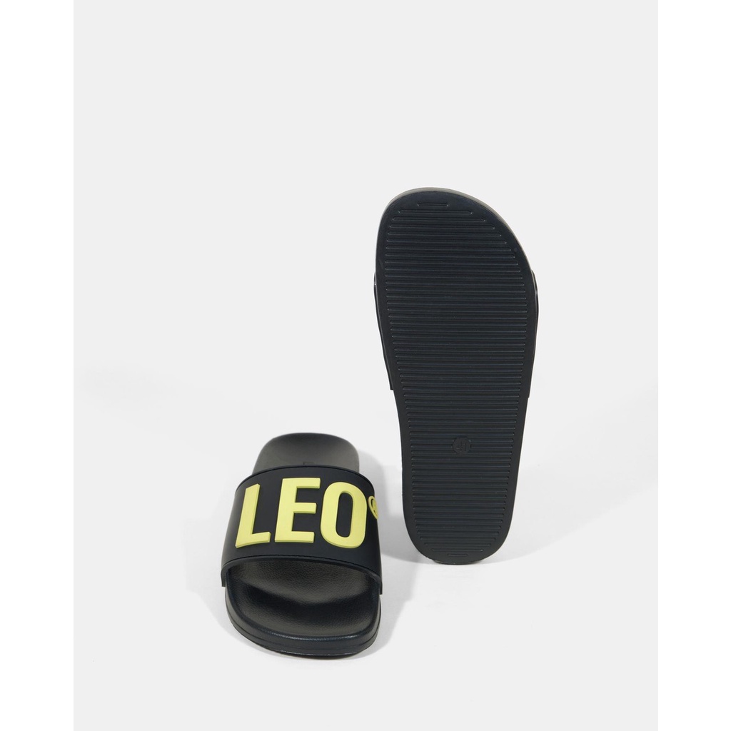 Dép LeoNaR , Dép quai ngang thời trang phong cách đế cao su đi êm chân full box