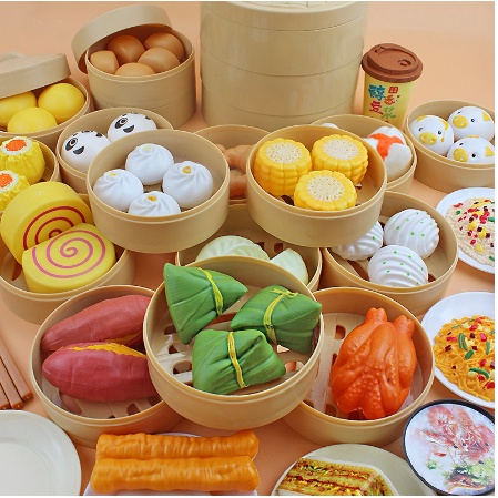 Bộ đồ chơi nấu ăn 88 chi tiết - set trò chơi bánh bao giúp bé thoả sức sáng tạo