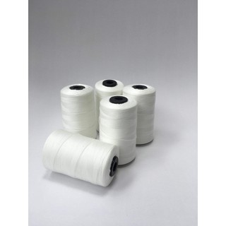 Chỉ may 20/4 trắng dùng may bao gạo , ba lô , túi sách , tập sách , giày dép 1 set 5 cuồn