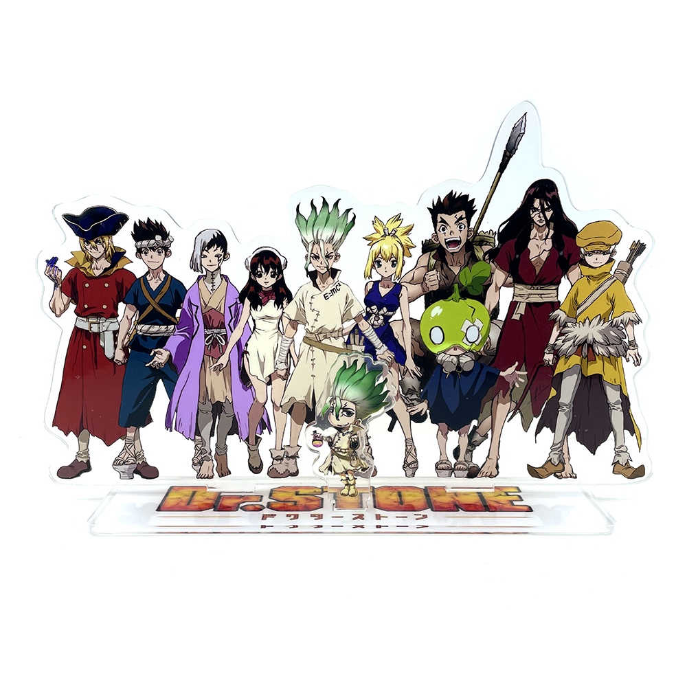 Giá Đỡ Mô Hình Nhân Vật Dr Stone group Senkuu Gen Chrome Kohaku Taiju Suika Tsukasa