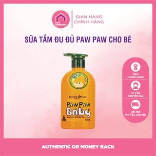Sữa Tắm Đu Đủ - Paw Paw Baby Healthy Care - 500ml