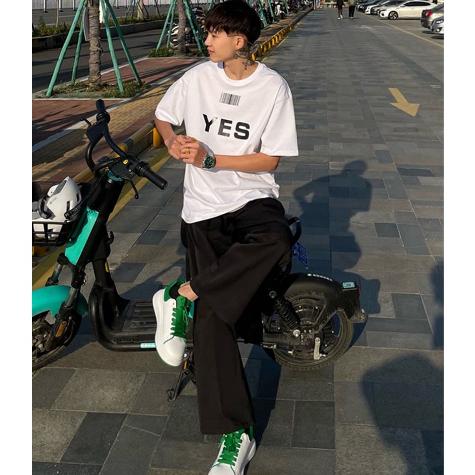 Áo Thun Trắng YES - NO Gapdino, Phong cách Unisex, Áo phông oversize form rộng, Local Brand Gapdino Unisex