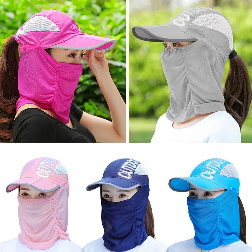 Mũ Rộng Vành Chống Nắng Thoáng Khí Có Thể Tháo Rời 1 Cái Cho Nữ